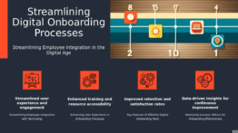 Professional PowerPoint template for digital onboarding tools featuring customizable ppt slides to improve employee onboarding process.