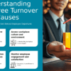PowerPoint template for identifying employee turnover causes with actionable exit interview findings and turnover causes data insights