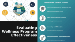 PowerPoint template for Measuring Wellness Program Success with professional slides for employee wellness program metrics.