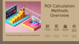 Professional PowerPoint template for ROI Calculation Methods with effective ppt presentation and business efficiency design.