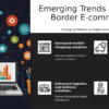 Cross-Border E-commerce Trends PowerPoint Template for Professionals 1 Professional PowerPoint template showcasing Cross-Border E-commerce Trends for impactful e-commerce expansion presentations.