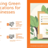Green Certifications for Businesses PowerPoint Template for Professionals 1 PowerPoint template showcasing Green Certifications for Businesses, ideal for a professional presentation on eco-friendly practices.