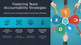 PowerPoint template for Building Accountability in Teams with professional presentation and goal setting slides for teams.