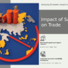PowerPoint template on effects of sanctions on trade for a professional presentation using insightful ppt slides and analysis.