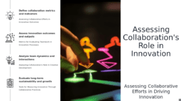 PowerPoint template for measuring collaboration impact on innovation with professional ppt slides for effective presentations