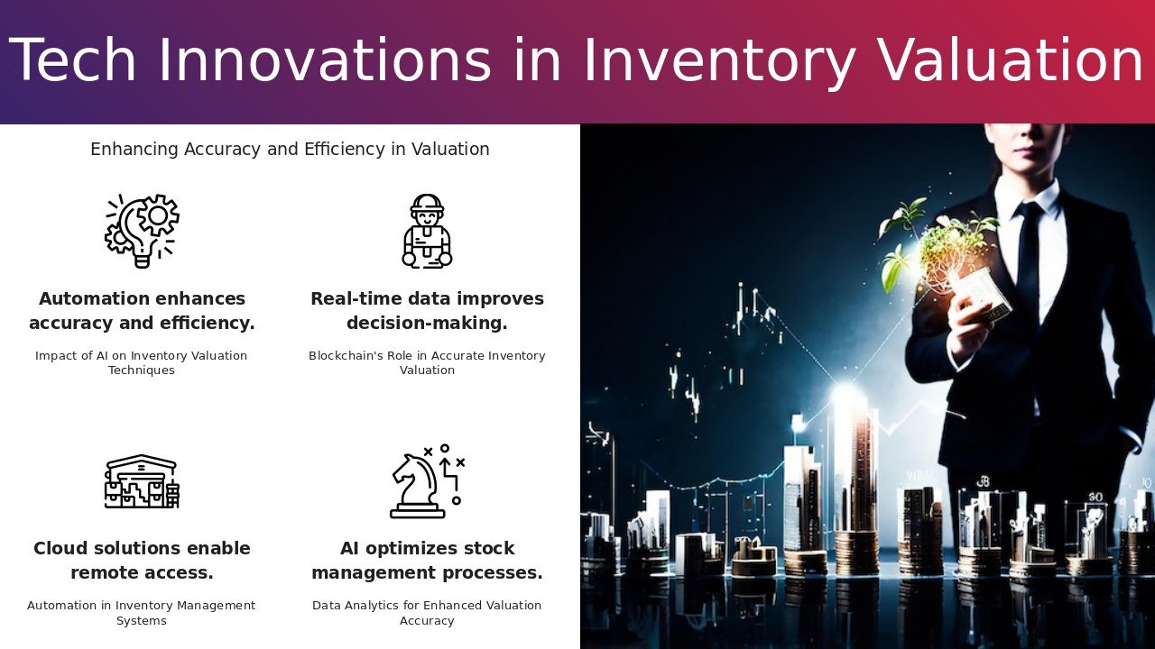 Professional PowerPoint template for technology in inventory valuation methods with effective ppt slides for inventory management.