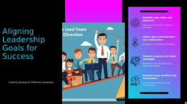 PowerPoint template for a professional presentation on aligning leadership goals with values alignment presentation slides