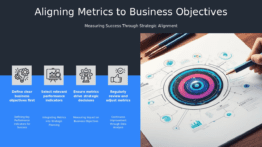 Professional PowerPoint template for aligning metrics with business goals, ideal for impactful ppt presentations and strategic planning.