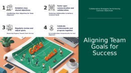 PowerPoint template for aligning team goals for success, featuring professional presentation slides for effective goal tracking and leadership alignment.