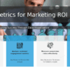 Visual Metrics for Marketing ROI PowerPoint Template Download 1 PowerPoint template for Visual Metrics for Marketing ROI featuring effective marketing insights graphics and data visualization presentation slides.