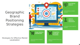 PowerPoint template for Geographic Brand Positioning Techniques featuring customizable marketing templates and professional presentation ppt slides.