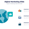 Digital marketing slide for marketing strategy