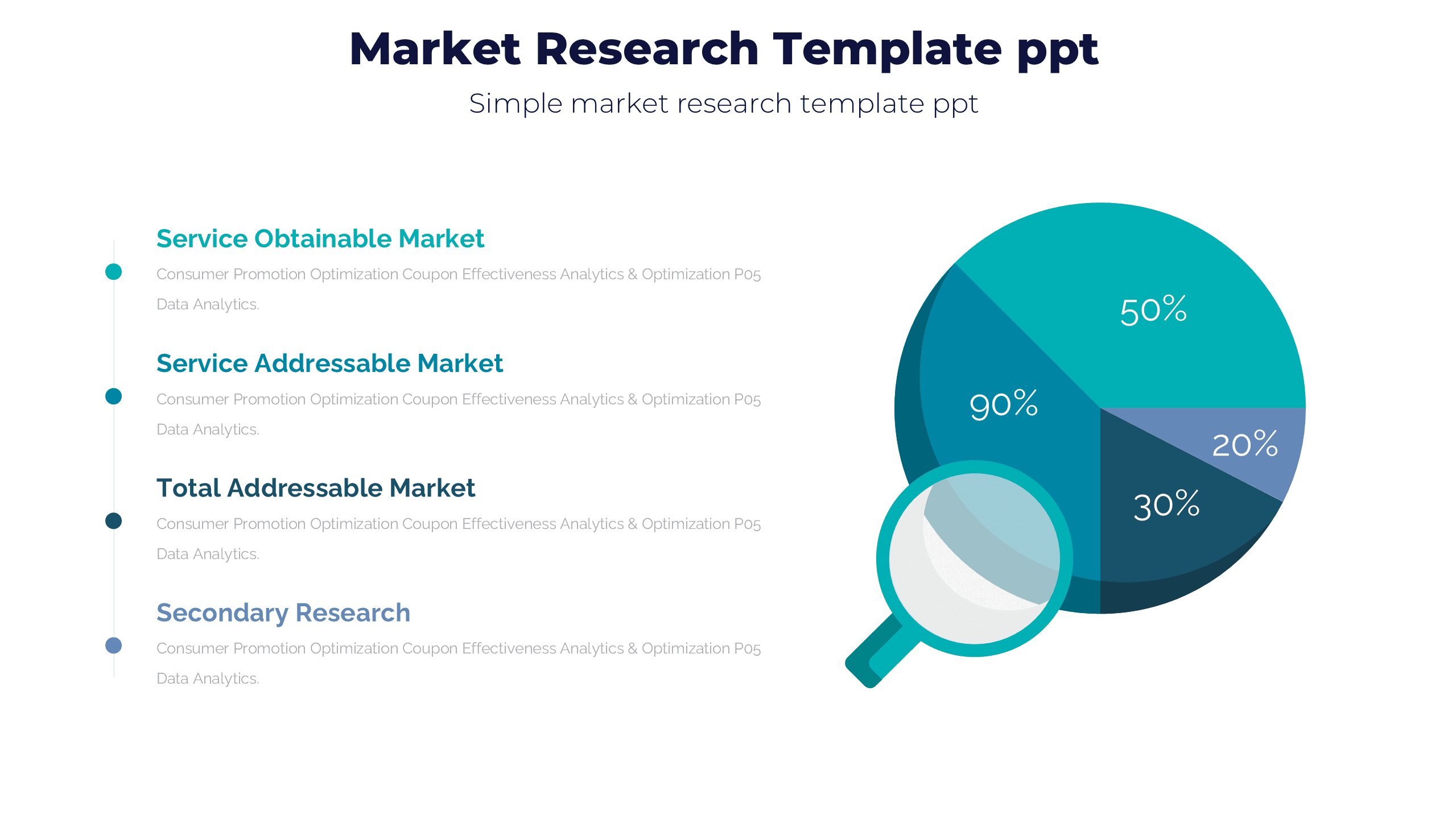 Market research template ppt for marketing strategy