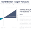 Contribution margin template for marketing strategy