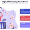 Digital marketing pitch deck for marketing strategy 
