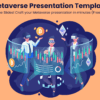 Metaverse Presentation Template 1 Metaverse Presentation Template - Ready-to-Use Slides! Craft your Metaverse presentation in minutes (Free Download).