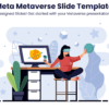 Meta Metaverse Slide Template - Pre-designed Slides! Get started with your Metaverse presentation fast.