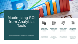 Professional PowerPoint template for ROI Calculation for Analytics Tools with detailed ppt slides for effective data analysis presentation design