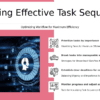 Professional PowerPoint template for effective task sequencing, featuring ppt slides for operational planning and timeline management.