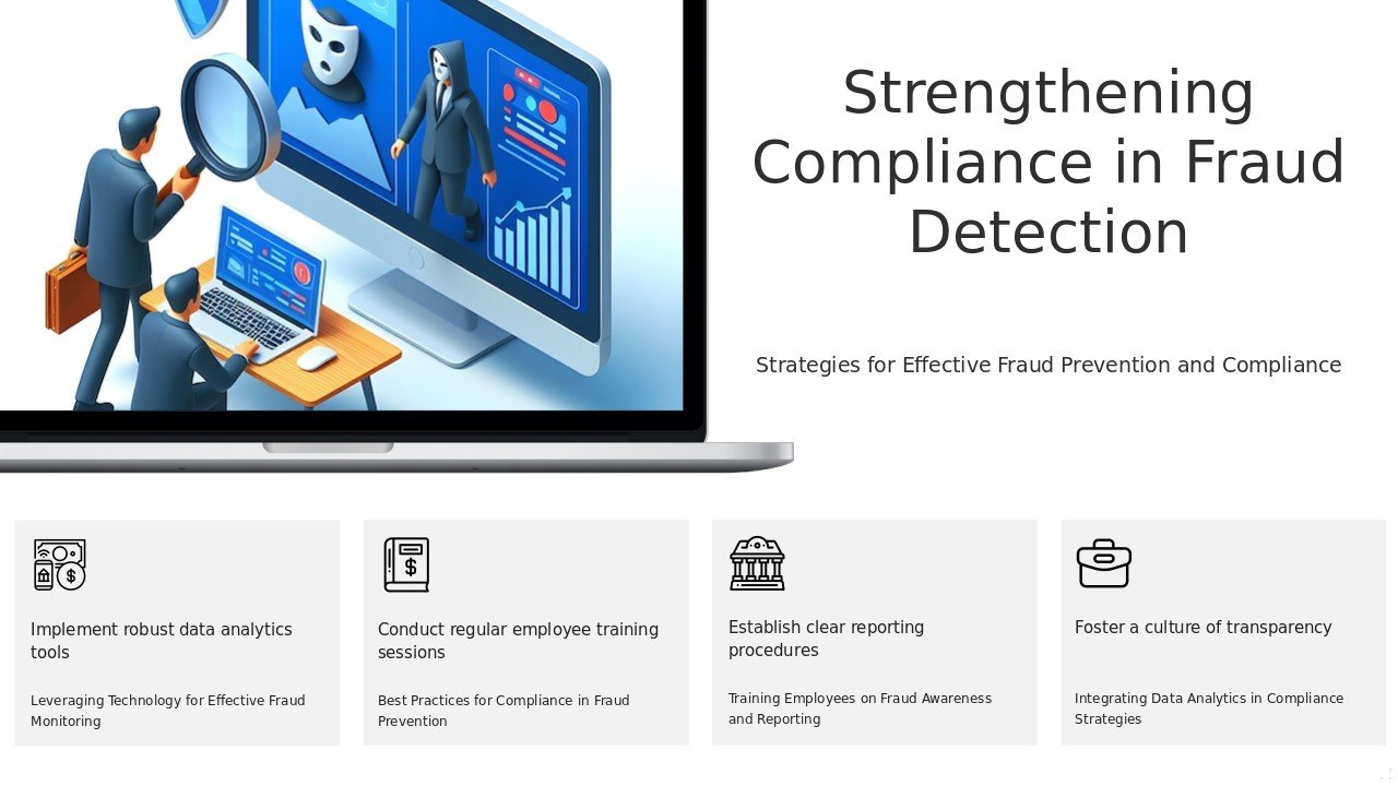 PowerPoint template for enhancing compliance in fraud detection with professional slides for operational risk management presentation