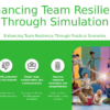 PowerPoint template for Risk Simulation Exercises for Teams with interactive risk assessment templates and professional presentation design.
