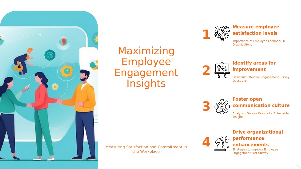 Professional PowerPoint template for Employee Engagement Surveys with customizable ppt slides for effective corporate presentations