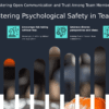 Psychological Safety in Teams PowerPoint Template for Effective Teamwork 1 PowerPoint template for psychological safety in teams, featuring professional presentation slides for team dynamics and organizational behavior.