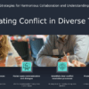 PowerPoint template for conflict resolution in diverse teams, offering professional presentation tools and inclusive workplace slides.