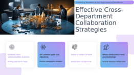 PowerPoint template for cross-department collaboration tactics featuring professional ppt slides for effective team collaboration