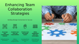 PowerPoint template for fostering team collaboration with interactive team building templates and effective employee engagement presentation materials