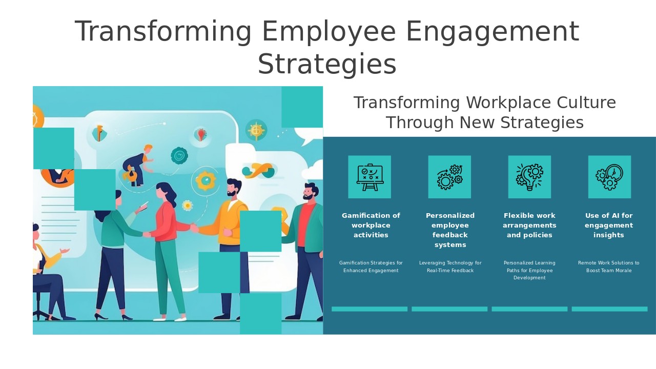 Innovations in Employee Engagement PowerPoint Template for Success 3 PowerPoint template showcasing innovations in employee engagement for a professional presentation on team engagement strategies