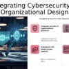 Professional PowerPoint template for Cybersecurity in Organizational Design, featuring tech-driven design presentation slides.