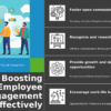 Professional Employee Engagement Strategies PowerPoint template with interactive slides for effective workforce management presentations.