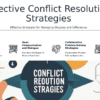 Conflict Resolution Techniques PowerPoint template for effective partnership strategies presentation and conflict management in partnerships.