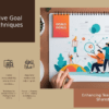 Professional presentation PowerPoint template for collaborative goal setting strategies and teamwork strategy design.