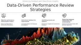 PowerPoint template for using data to drive performance reviews with professional presentation and effective goal alignment slides