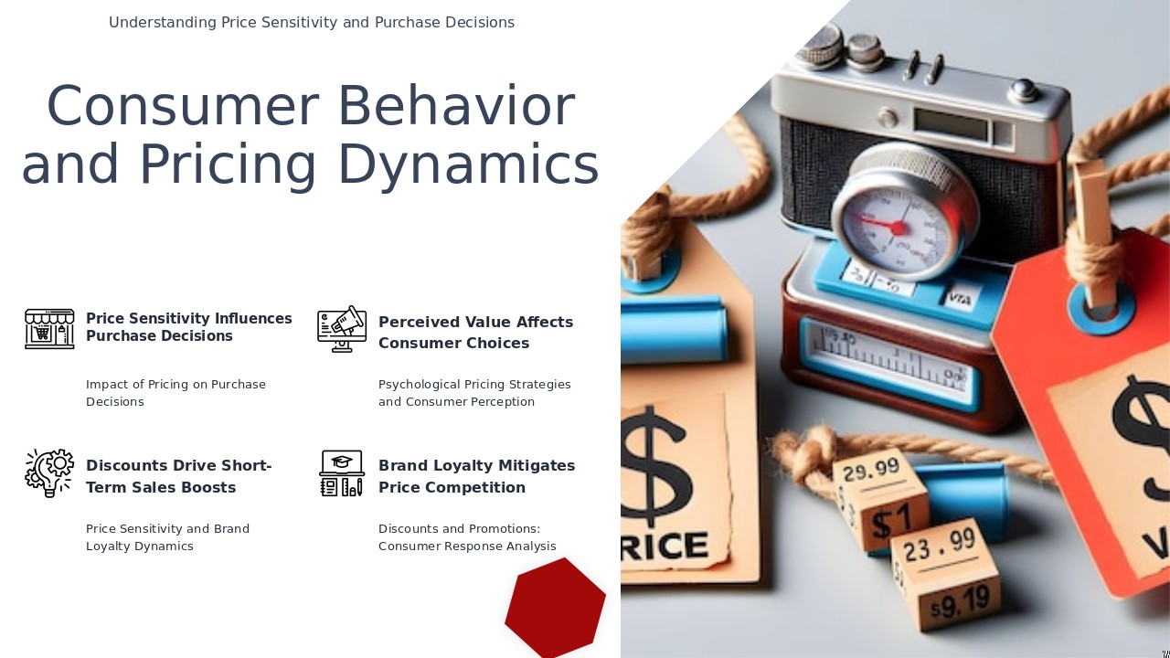 Consumer Behavior and Pricing Effects PowerPoint template 3 Professional PowerPoint template for consumer behavior and pricing effects with customizable ppt slides and analysis tools.