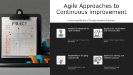 Professional presentation PowerPoint template for Agile Methods for Continuous Improvement with customizable improvement framework templates
