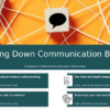 PowerPoint template for overcoming communication barriers in a professional presentation with effective change communication slides.