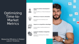 Professional PowerPoint template for time-to-market metrics to support product performance analysis in your ppt presentation.