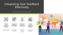 PowerPoint template for User Feedback Integration to create a professional presentation with effective user feedback presentation slides