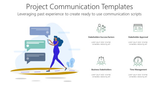 Project Communication Templates - Leveraging past experience to create ready to use communication scripts