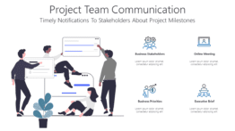 Project Team Communication - Timely Notifications To Stakeholders About Project Milestones