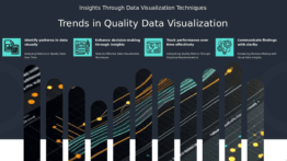 PowerPoint template for visualizing quality data trends, ideal for professional presentation and quality control metrics. Download ppt slides.