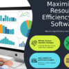 PowerPoint template for professional presentation on software for optimizing resource usage and effective resource allocation templates.