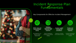 PowerPoint template for Incident Response Plan Essentials featuring professional presentation and risk mitigation PowerPoint slides.