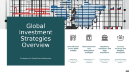 Professional PowerPoint template for International Investment Approaches with ppt slides on diversification techniques and risk mitigation.