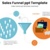 Sales funnel ppt template for sales strategy