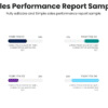 Sales performance report sample for sales strategy