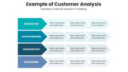 Example of customer analysis for sales strategy